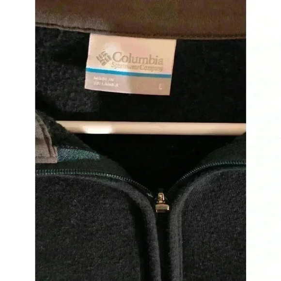 Men's Columbia Black Sweatshirt Size L - Picture 4 of 7